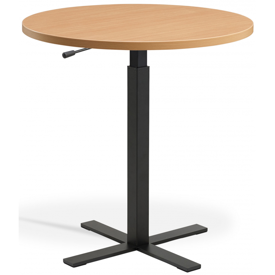 Boost Gas Lift Single Leg Table for Round Tops